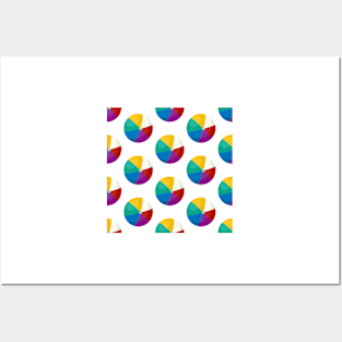 Beach balls Pattern Posters and Art